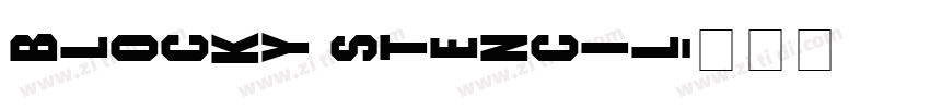 blocky stencil字体转换